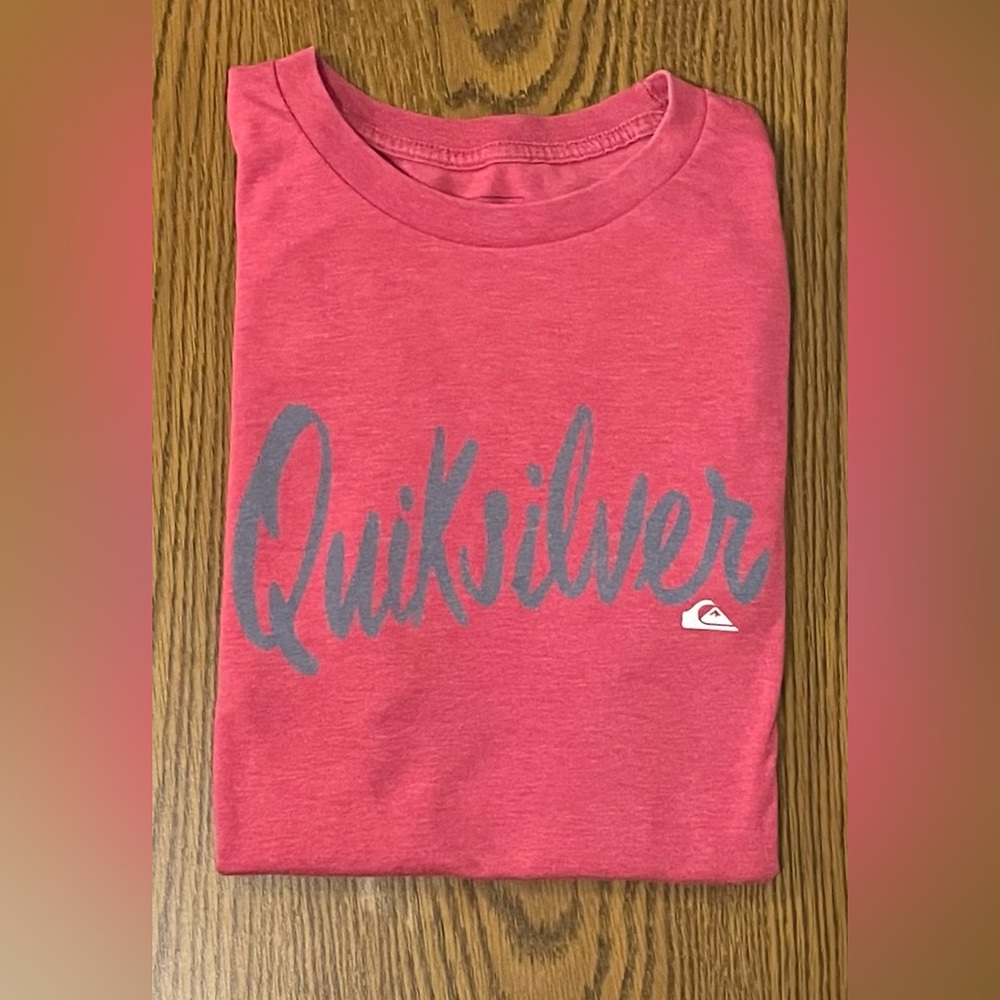 Quiksilver Coral Tee with Gray Logo